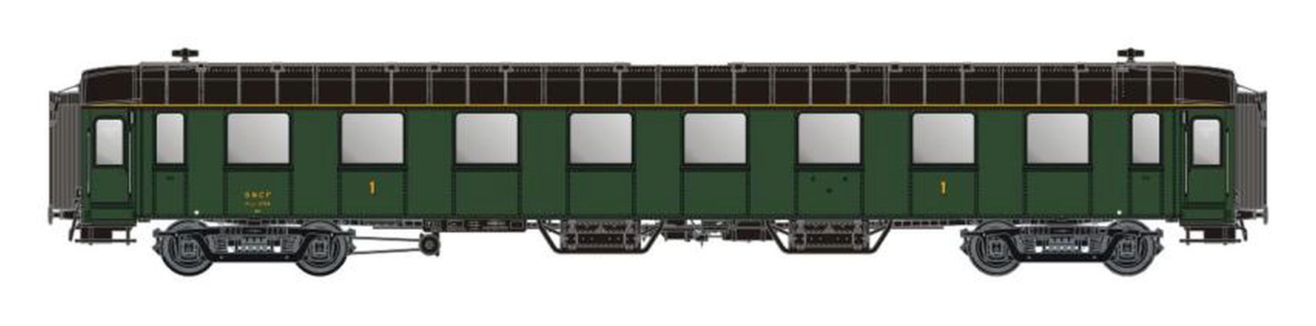 L.S. Models MW40918 - Personenwagen OCEM A8, 1.Klasse, SNCF, Ep.III