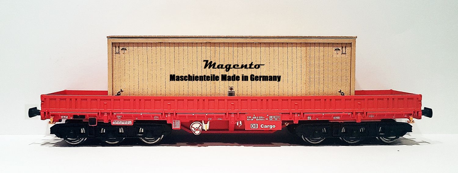 NPE NW 52054 - Schwerlastwagen Samms-u 454, DBAG, Ep.V-VI, mit Holzkiste 'Magento'