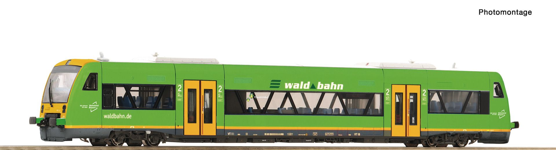 Roco 7780008 - Triebwagen 650 653-8, Waldbahn, Netinera, Ep.VI