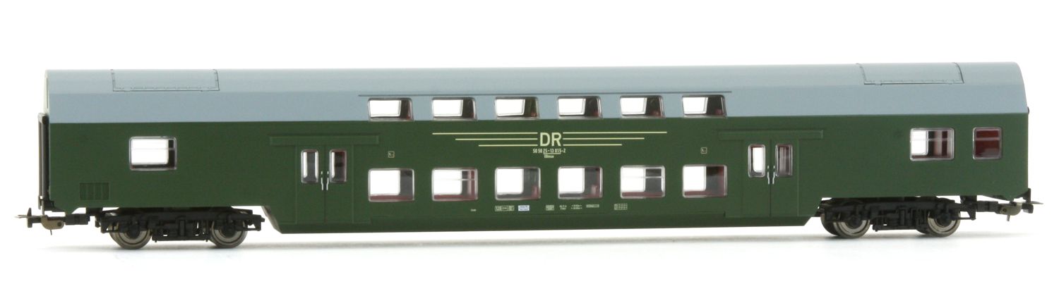 Piko 57684-2 - Doppelstockwagen DBmue, DR, Ep.IV