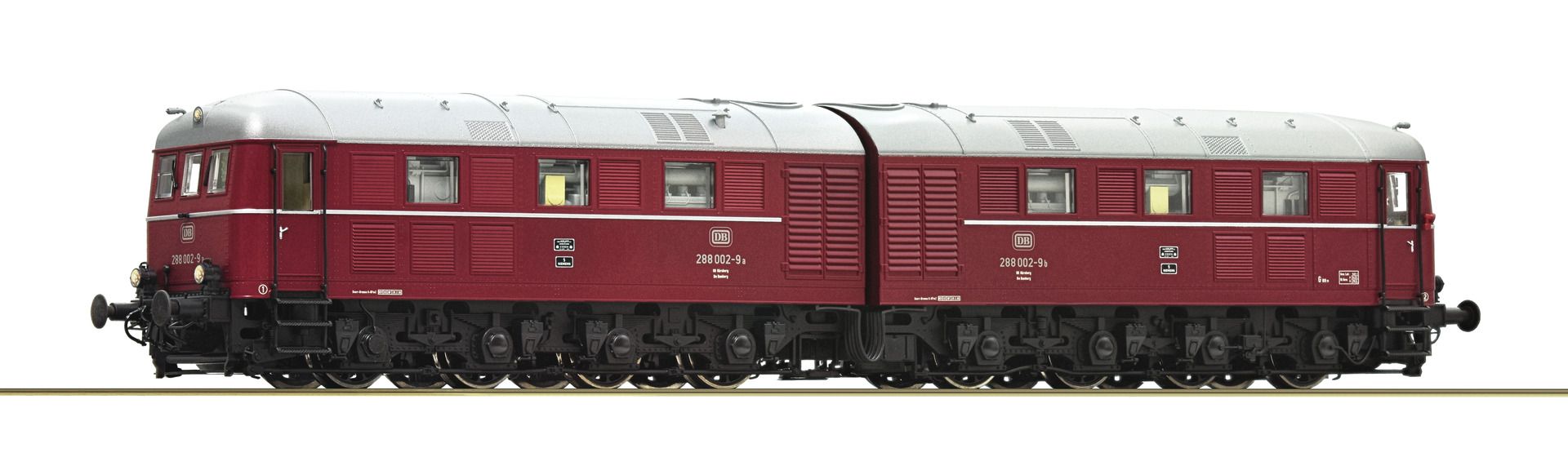 Roco 70116 - Diesellok 288 002-9, DB, Ep.IV, DC-Sound
