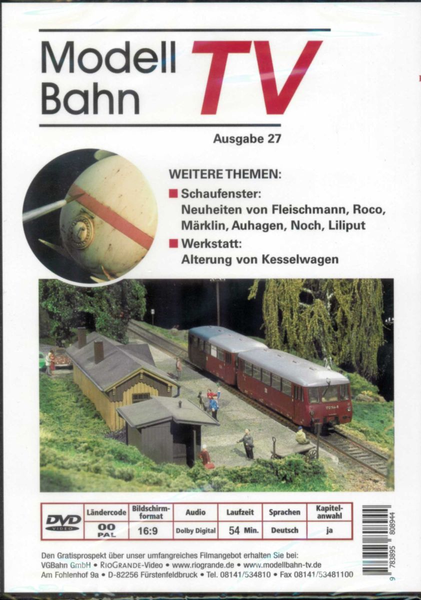 VGB 7527 - DVD - Modellbahn TV - Ausgabe 27