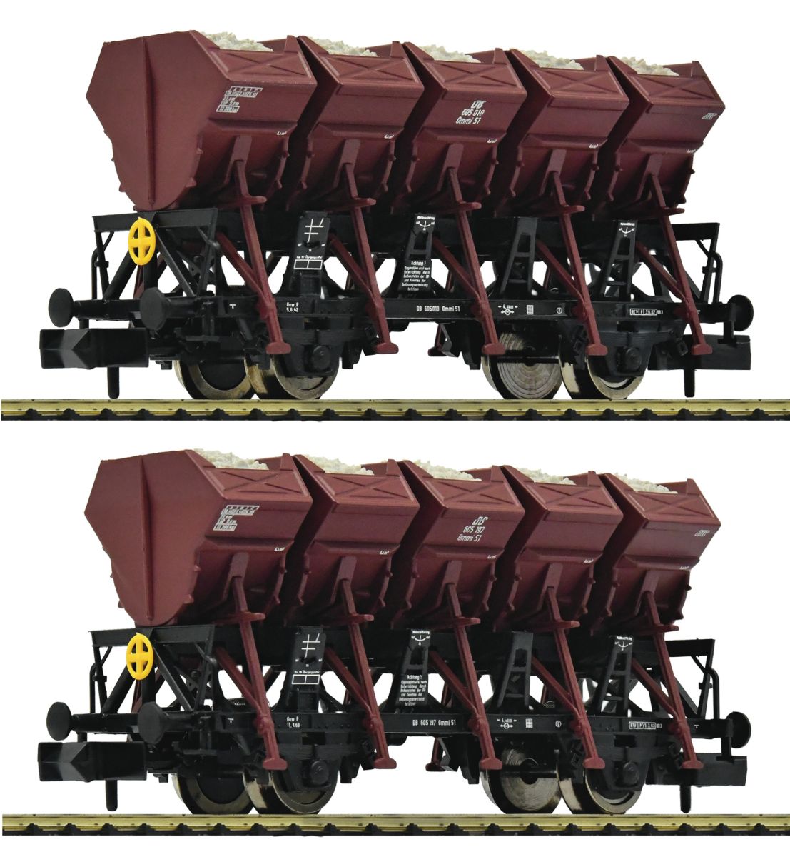 Fleischmann 6660060 - 2er Set Muldenkippwagen Ommi 51, DB, Ep.III Fleischmann 6660060 - 2er Set Muldenkippwagen Ommi 51, DB, Ep.III