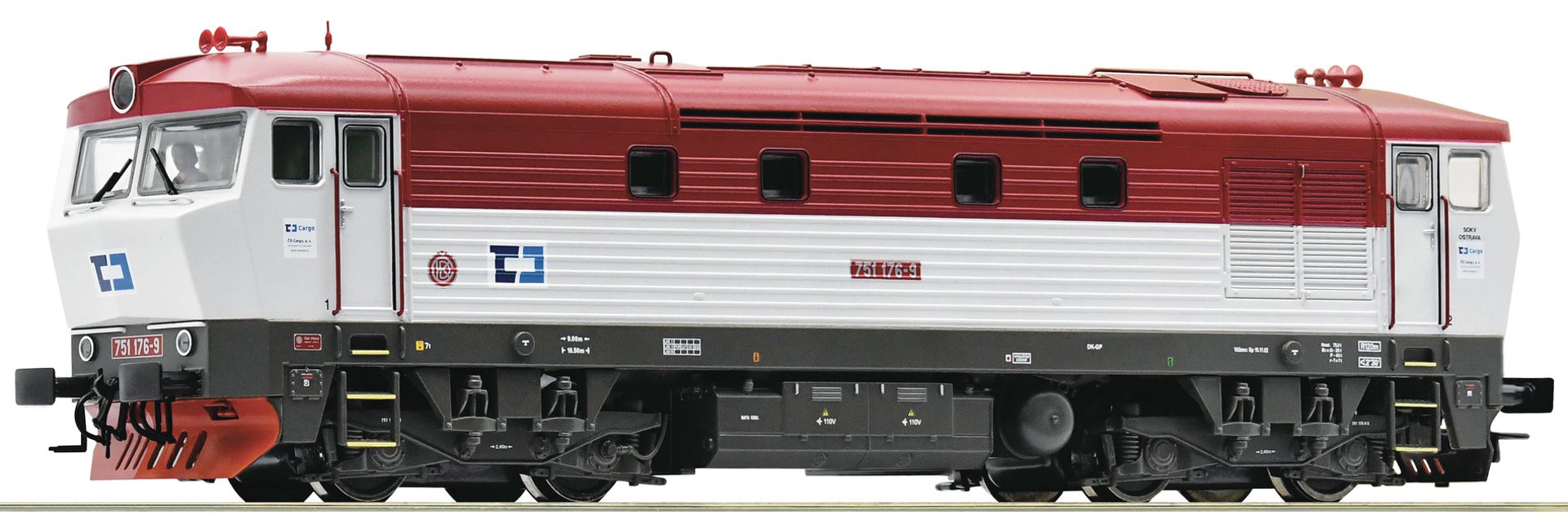 Roco 70926 - Diesellok 751 176-9, CD-Cargo, Ep.VI