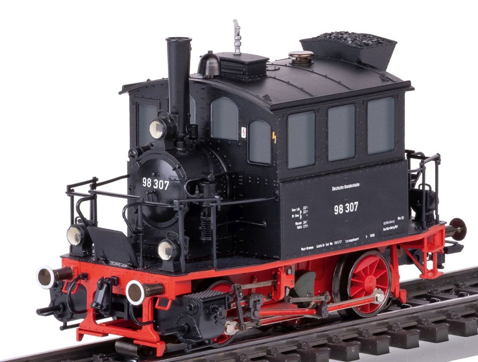 Märklin 26619 - Zugset mit BR 98,3 'Glaskasten' und Personenwagen, DB, Ep.III, MFX+-Sound Märklin 26619 - Zugset mit BR 98,3 'Glaskasten' und Personenwagen, DB, Ep.III, MFX+-Sound