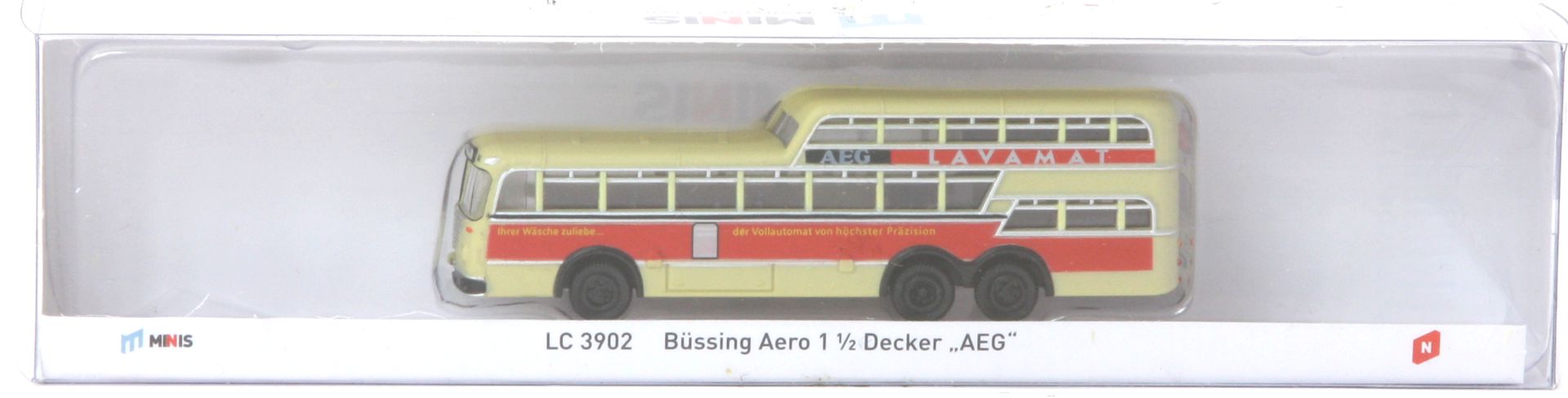 MiNis 3902-G - Büssing Aero 1  1/2Decker AEG