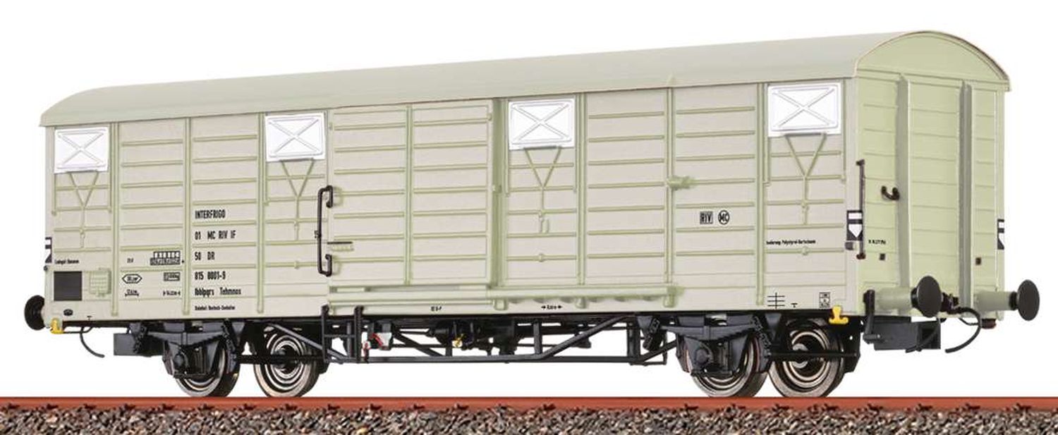 Brawa 49913-A23 - Gedeckter Güterwagen Tehmnos, DR, Ep.IV 'Interfrigo'