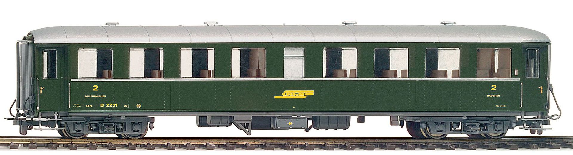 Bemo 3260119 - Stahlwagen B 2229, RhB, Ep.III-IV