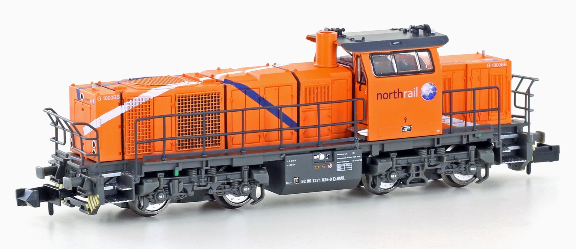 Locomotive Diesel Vossloh G1000 BLS Cargo, échelle HO 1/87 – Mehano 90256