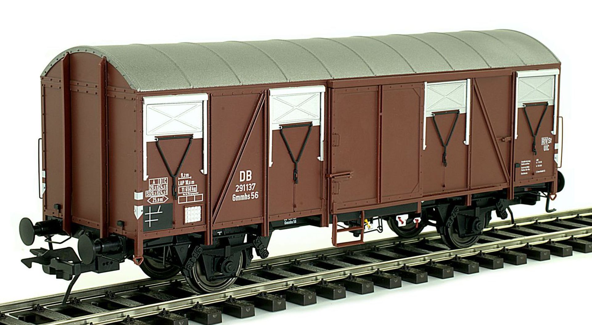 Lenz 42242-02 - Güterwagen Gmmhs 56, DB, Ep.III, 291 137