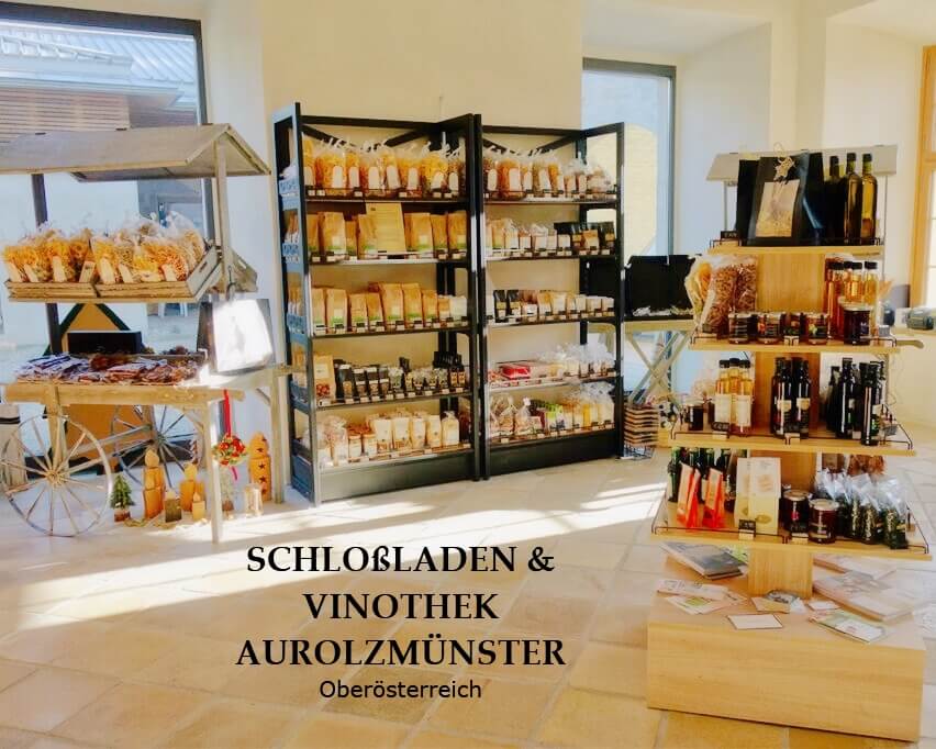 Hofladen Einrichtung, Feinkostladen, Unverpacktladen. Selbstbedienungsladen bei Gallners Genusshof - Xregale und Gemüseinsel. Ladeneinrichtung bei Schloßladen Aurolzmuenster