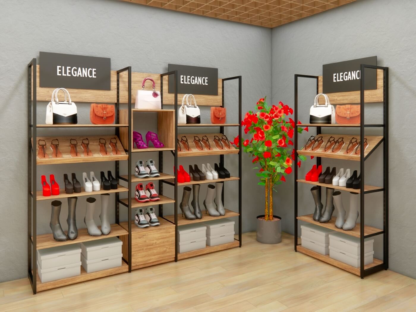 Ladenbausystem X Elegance Schuhbranche