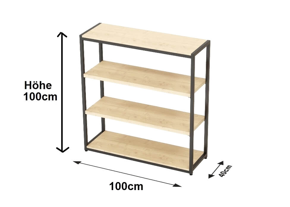Präsentationsregal Warenregal Deko10 - H100