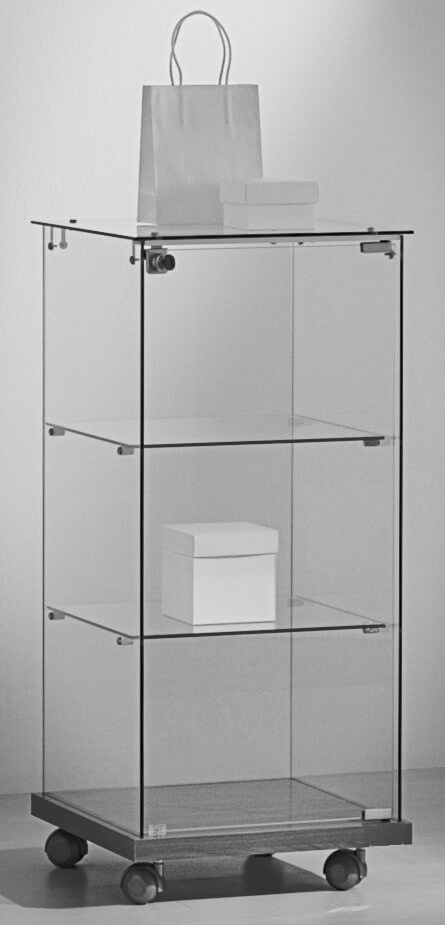 Kleine Glasvitrine Easy 40x40