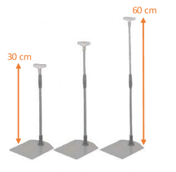 Plakatrahmen-Stativ H=300-600mm, ausziehbar