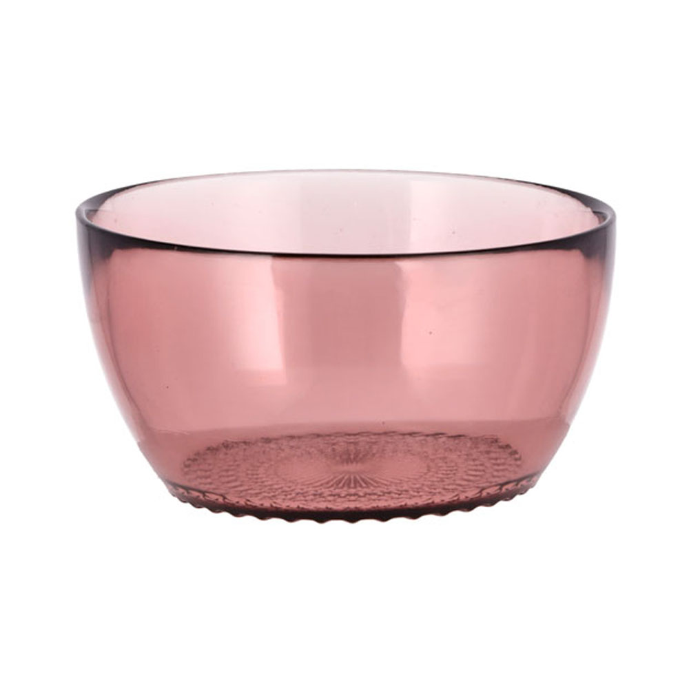 Bitz Glasschale klein, Rosa, D 12cm, 100% recyceltes Glas