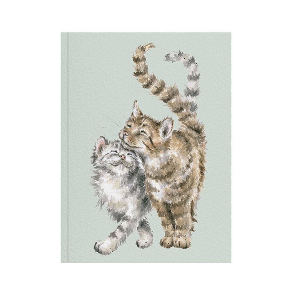 Notizbuch, Motiv Katzenpaar " Feline Good " DIN A6