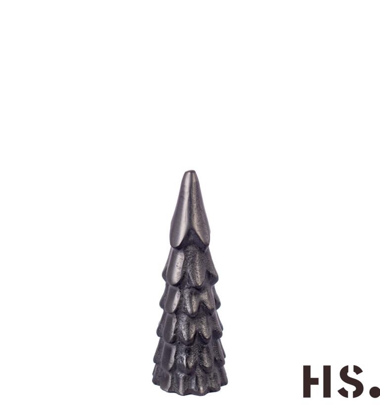 Tannenbaum Narvik schwarz klein, aus Metall, Rusikale Optik, 6x6x18 cm