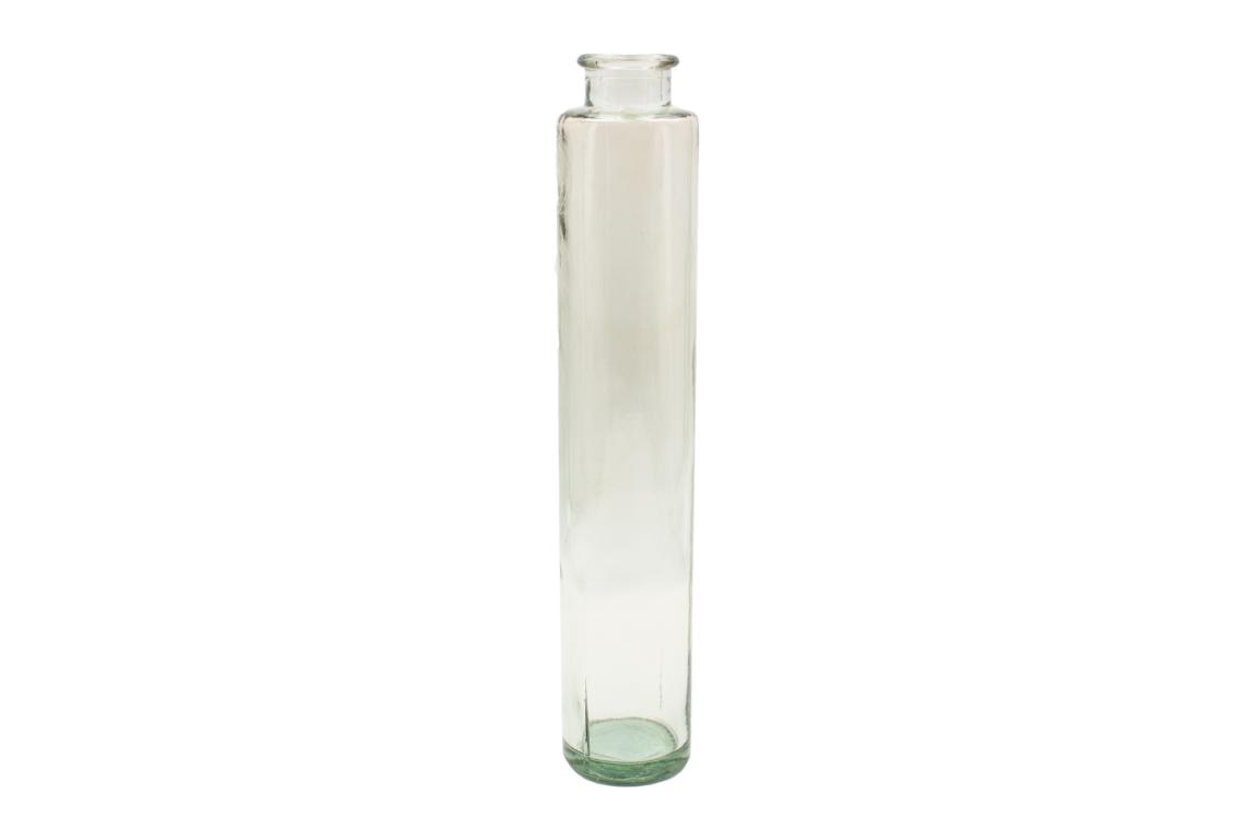 Vase schmal und hoch, klar, Höhe 31,5cm, Durchmesser 6cm, 100% recyceltes Glas