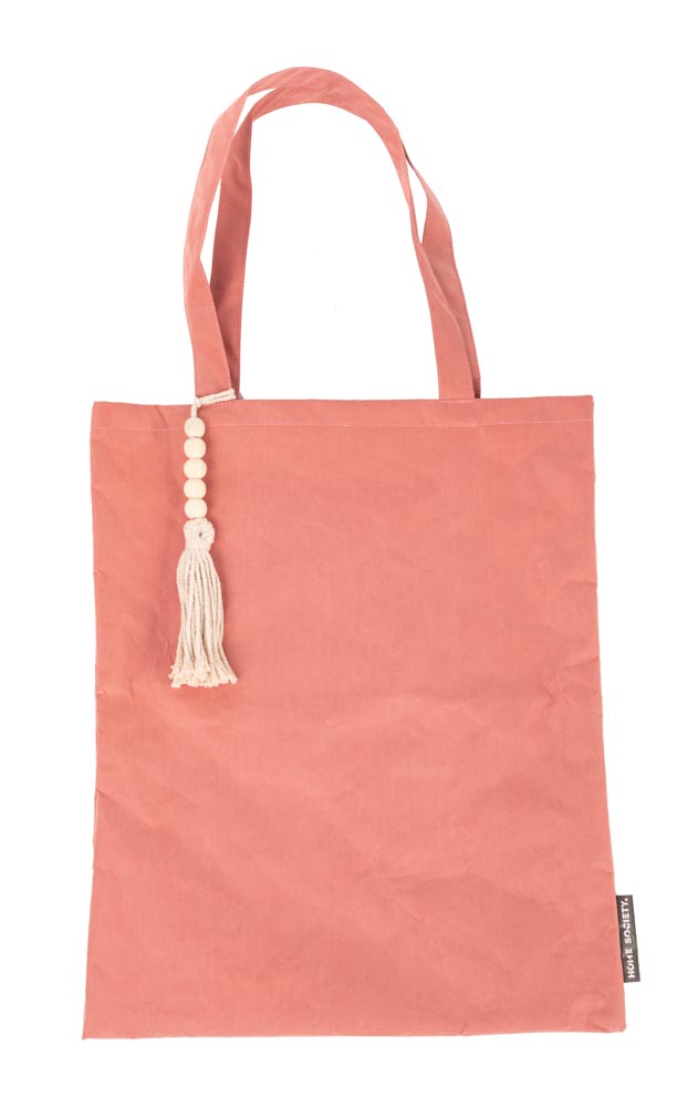 Strandtasche/Schoppingtasche S, Kunststoff in Textiloptik, Farbe nude rosa, 45x37 cm