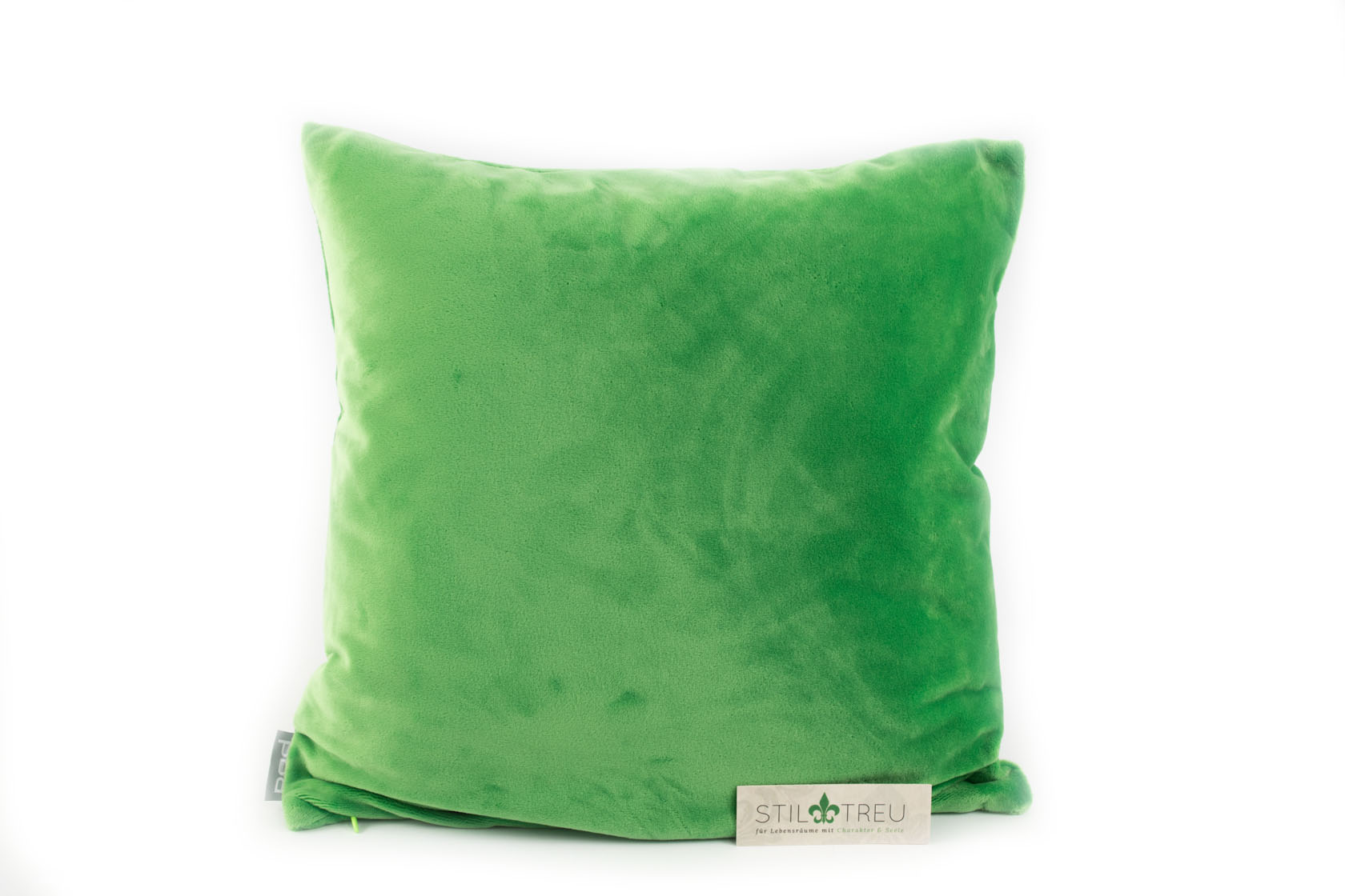 pad Kissenhülle Smooth 40x40 rich green / hellgrün