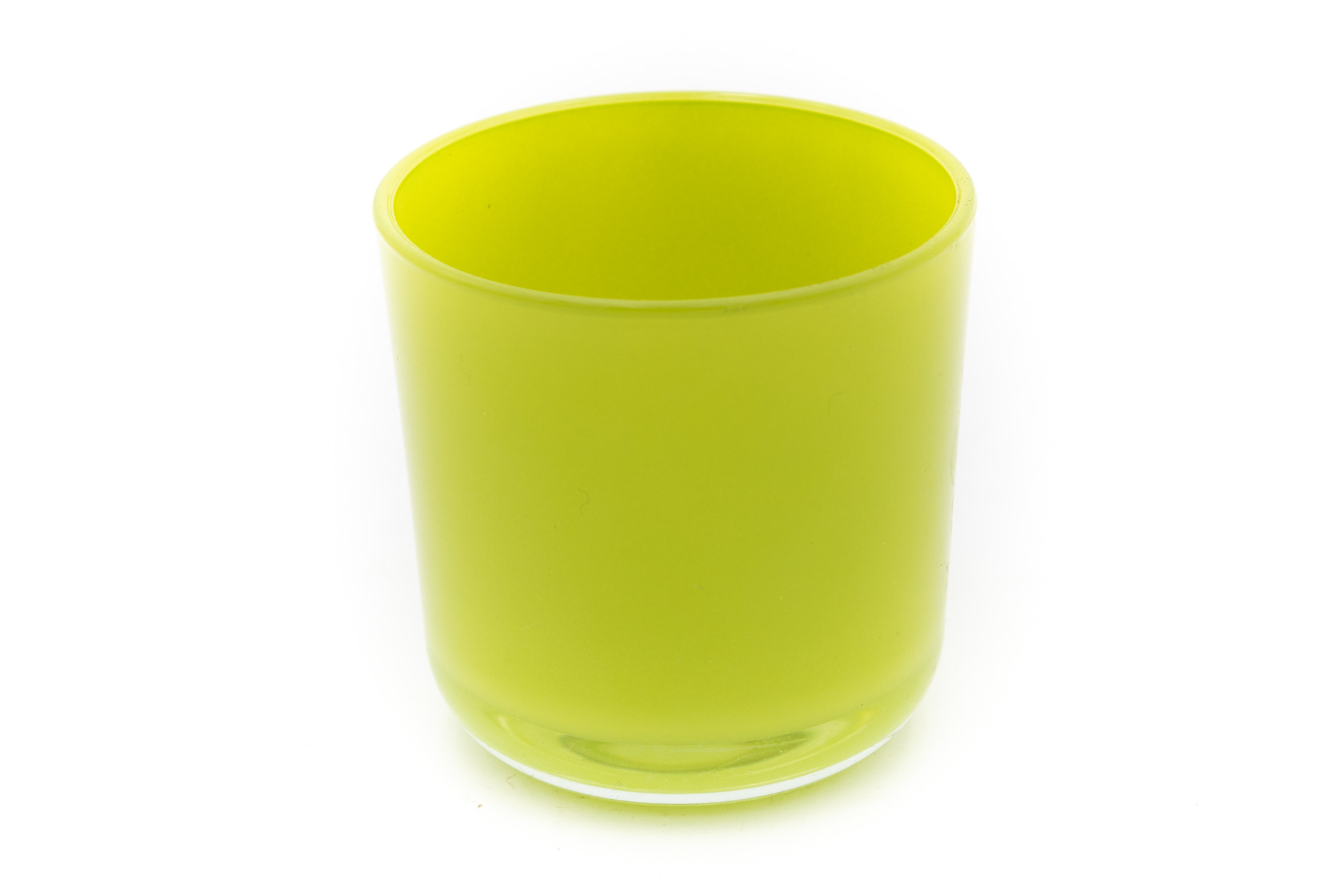 Blumentopf Davinci, Glas grün , H 7,8 D7,8