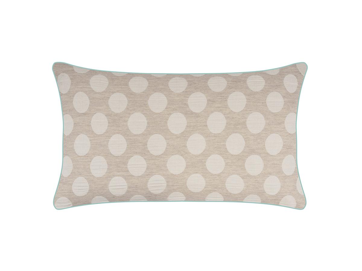 pad Kissenhülle Mila dots, mit Punkten, neon türkis 25 x 50  cm