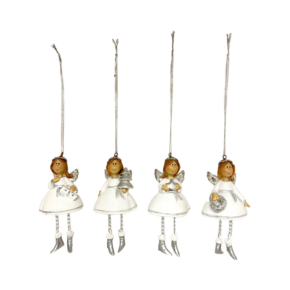 Baumschmuck Engel, Silber, verschiedene Ausführungen