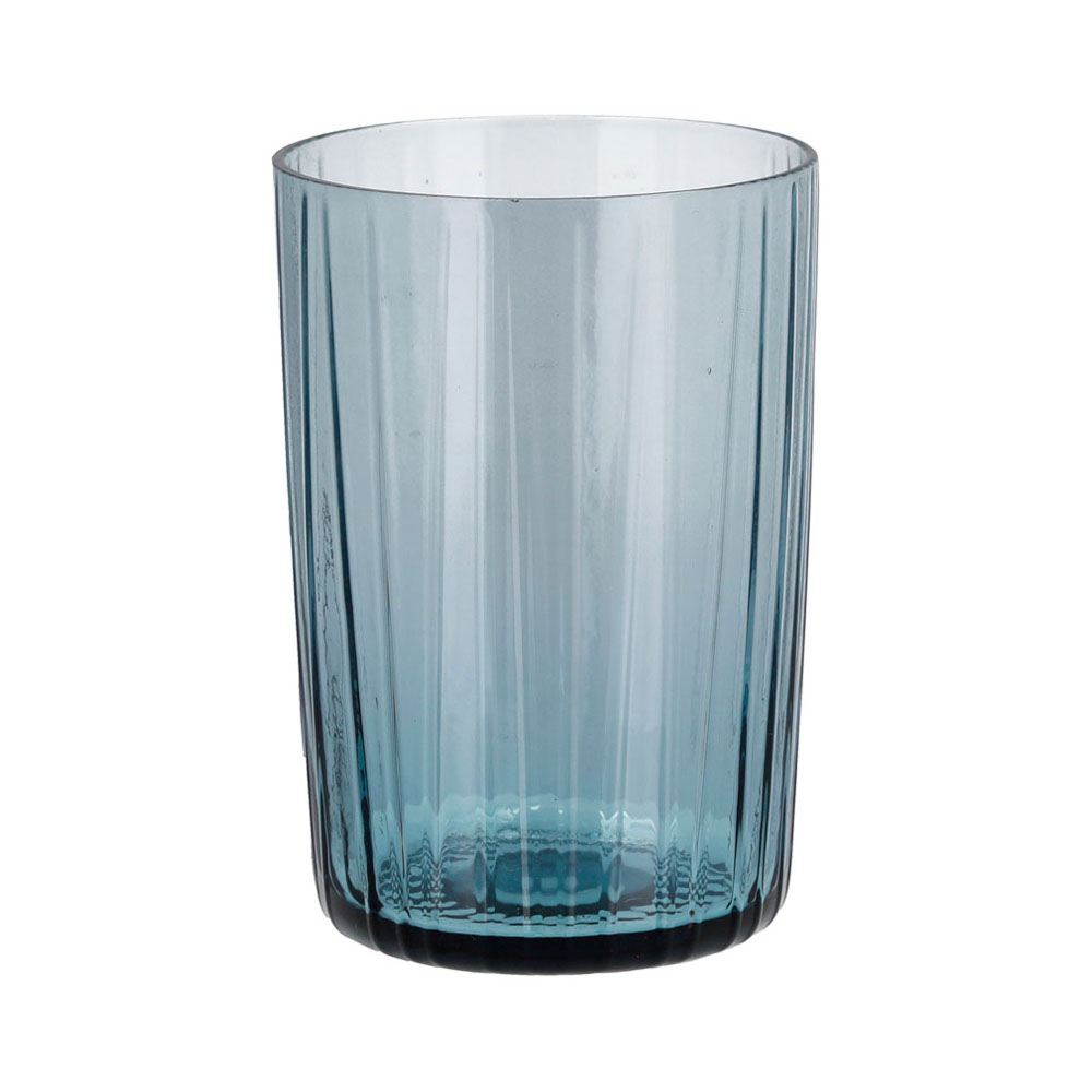 Trinkglas, Blau, 28cl, recyceltes Glas