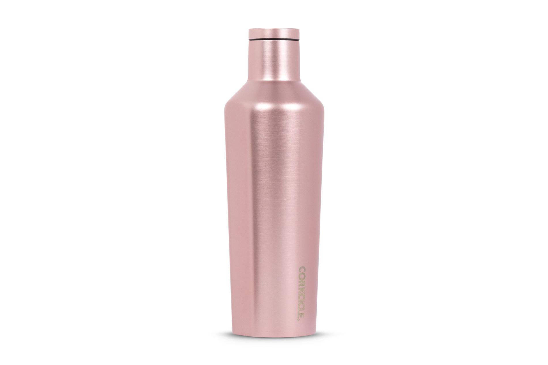 Corkcicle Trinkflasche / Thermo Isolierflasche Rosé 475 ml Metallic