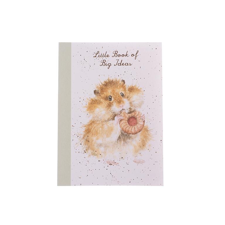 Wrendale Notizbuch, DIN A6, Motiv Hamster isst Keks