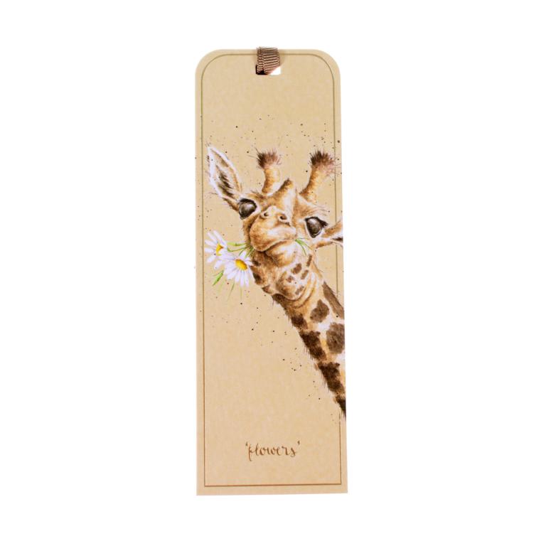 Wrendale Lesezeichen, Motiv Giraffe, 15x5 cm