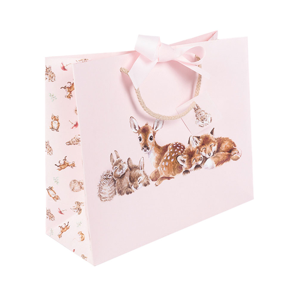 Geschenktasche, Motiv Waldtiere "Little Forest"