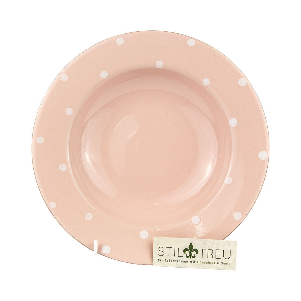 Suppenteller / PastaTeller  Chitra, rosa, 25 cm