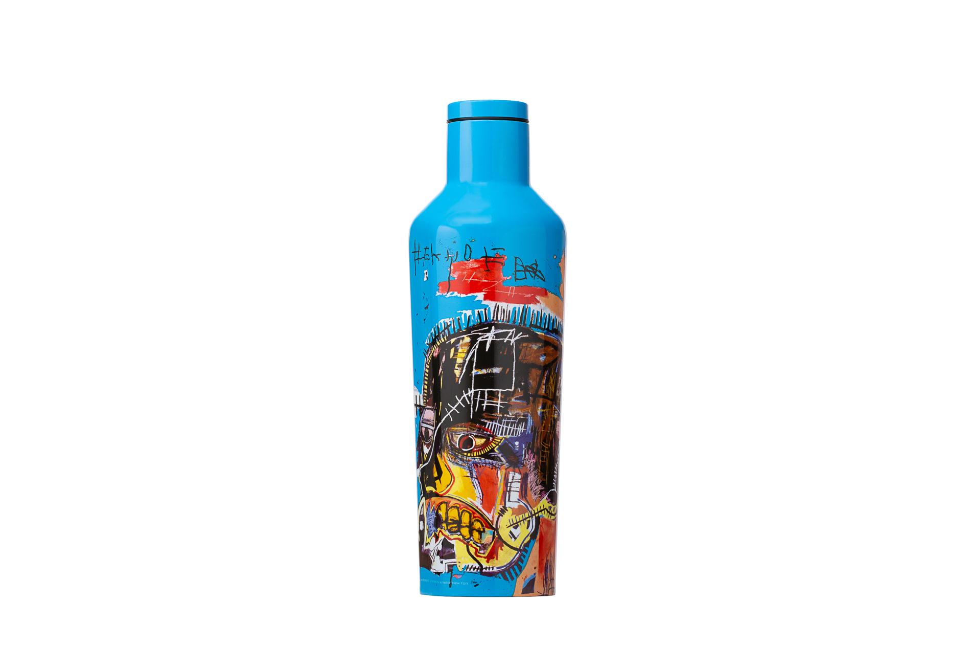 Corkcicle Trinkflasche / Thermo Isolierflasche Untitled Skull 475 ml Basquiat