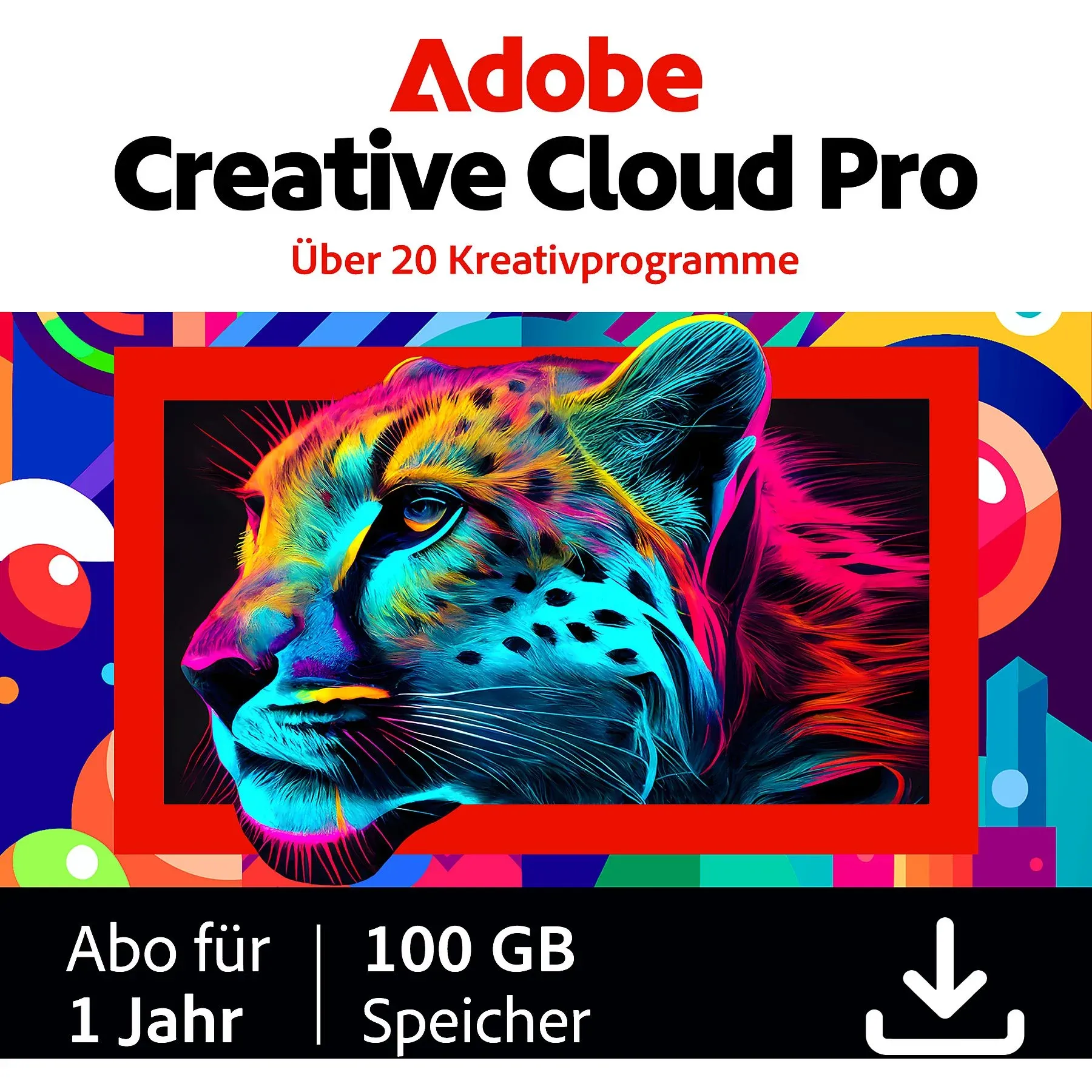 Adobe Creative Cloud Pro 2 Geräte - 1 Jahr | Windows & MAC | Region: Indien