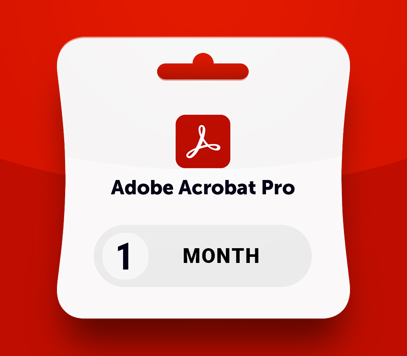 Adobe Acrobat Pro - 1 Month Subscription Key