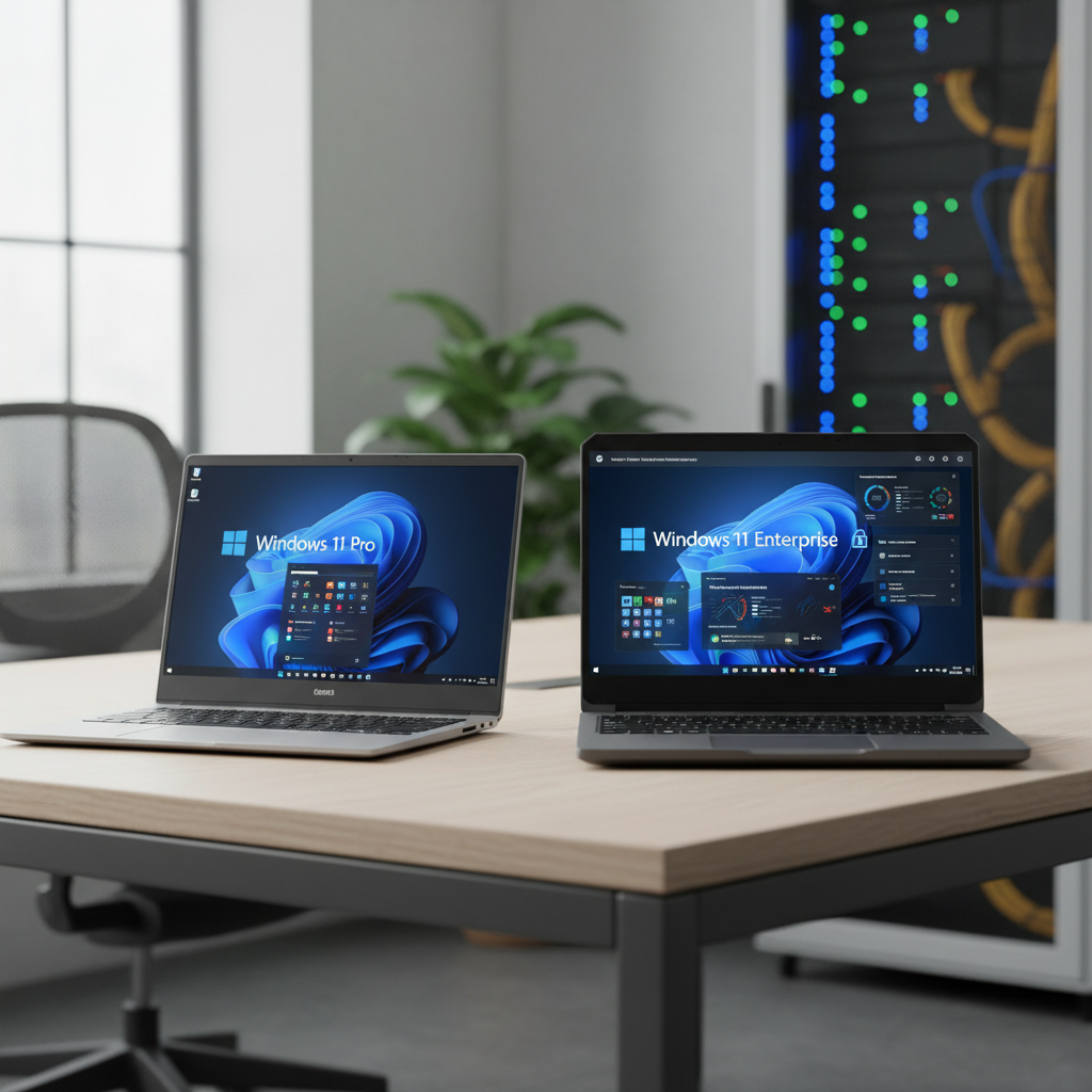 Windows 11 Enterprise vs. Pro: Wann brauche ich welches System?