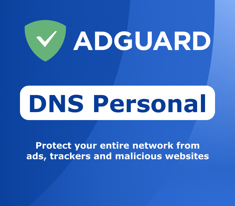 AdGuard DNS Personal Key (1 Year / 20 Devices)