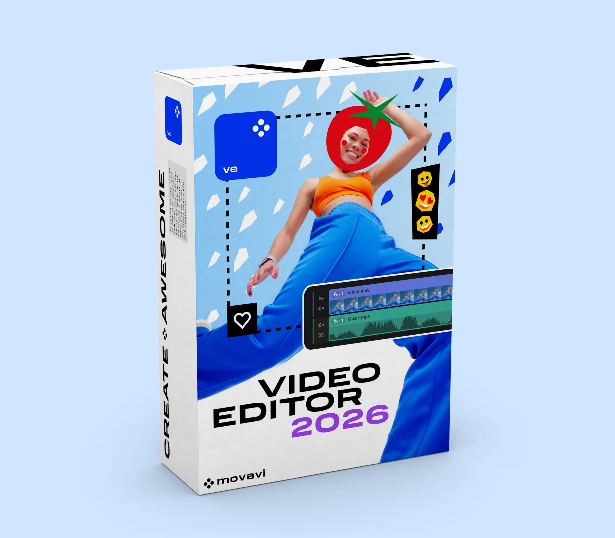Movavi Video Editor Plus 2026 | 1 PC Movavi Video Editor Plus 2026 | 1 PC