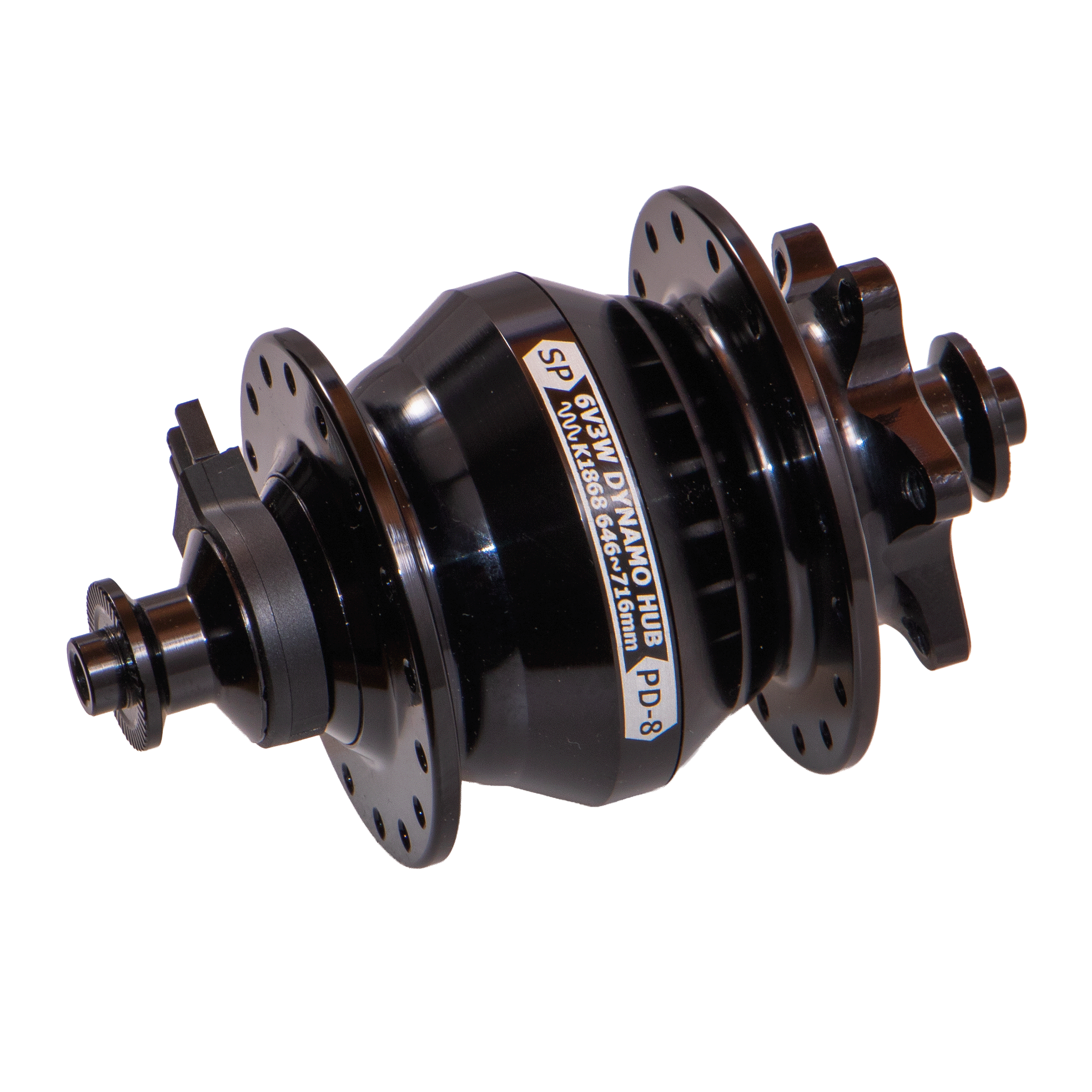 PD-8X 5x100mm Nabendynamo 32L 6-Loch PD-8X 5x100mm Nabendynamo 32L 6-Loch