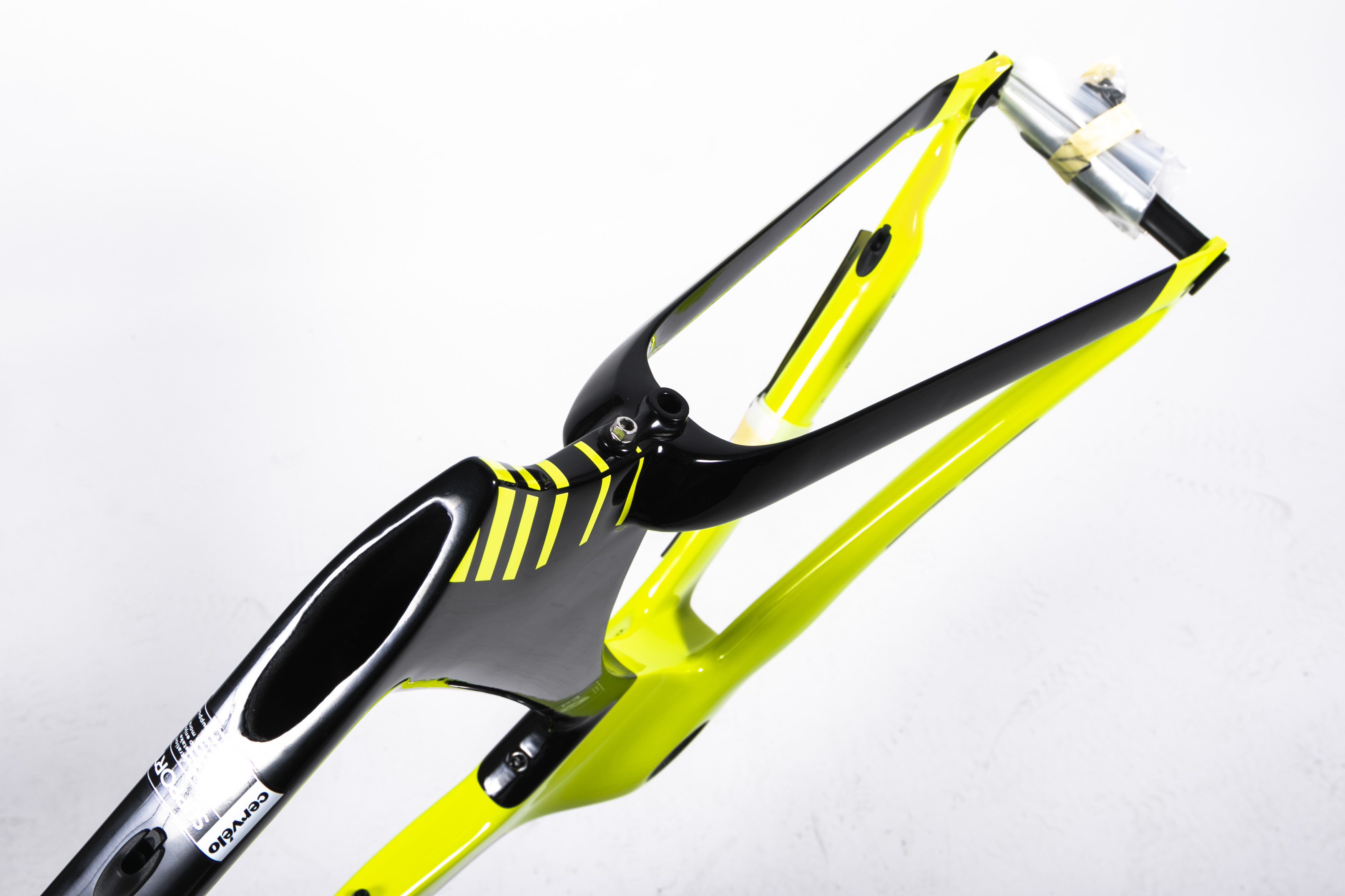 Cervelo P3 48cm Rahmen Schwarz/Neongelb Cervelo P3 48cm Rahmen Schwarz/Neongelb