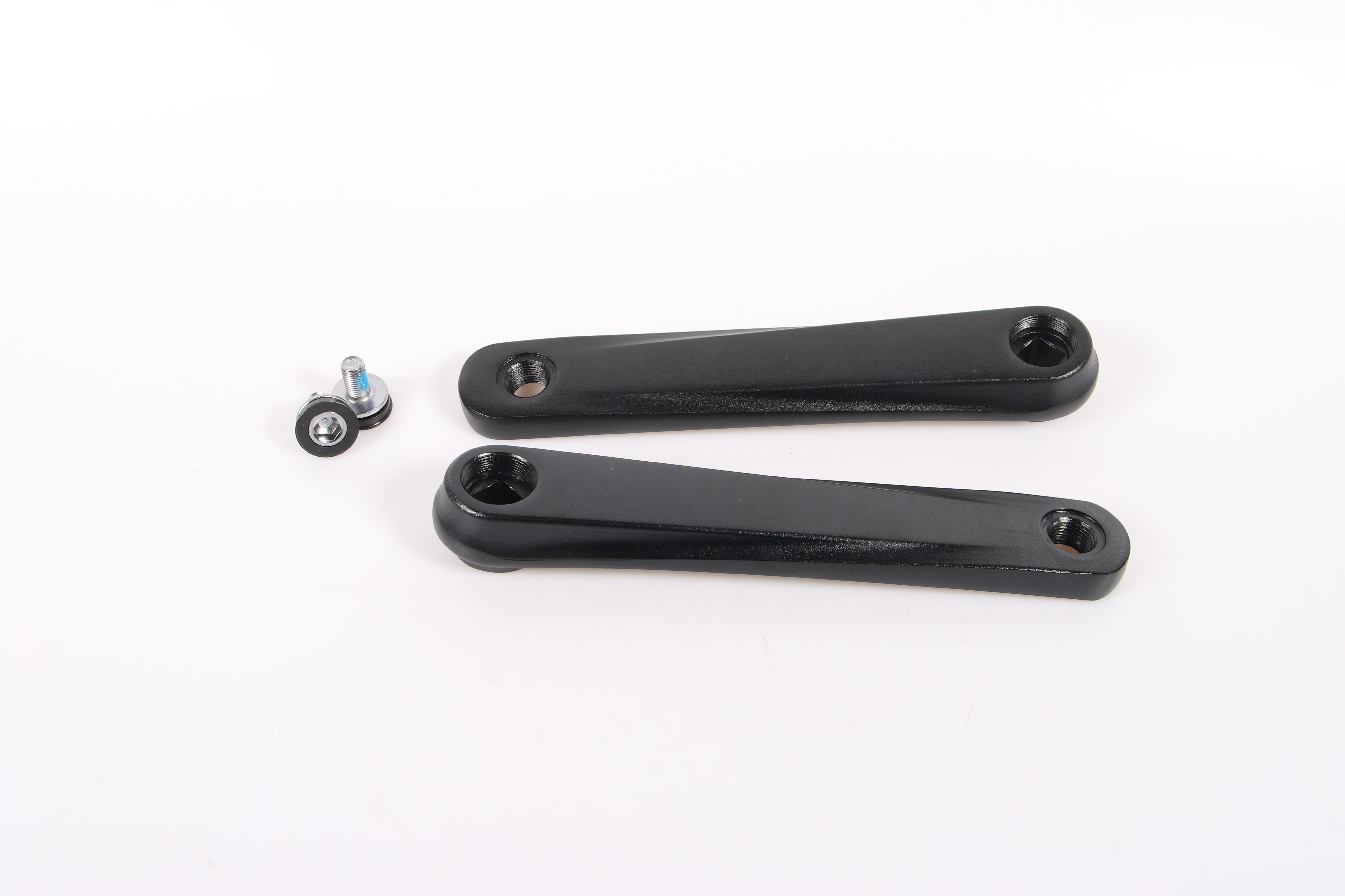 Kurbelarme Vierkant 170mm Schwarz