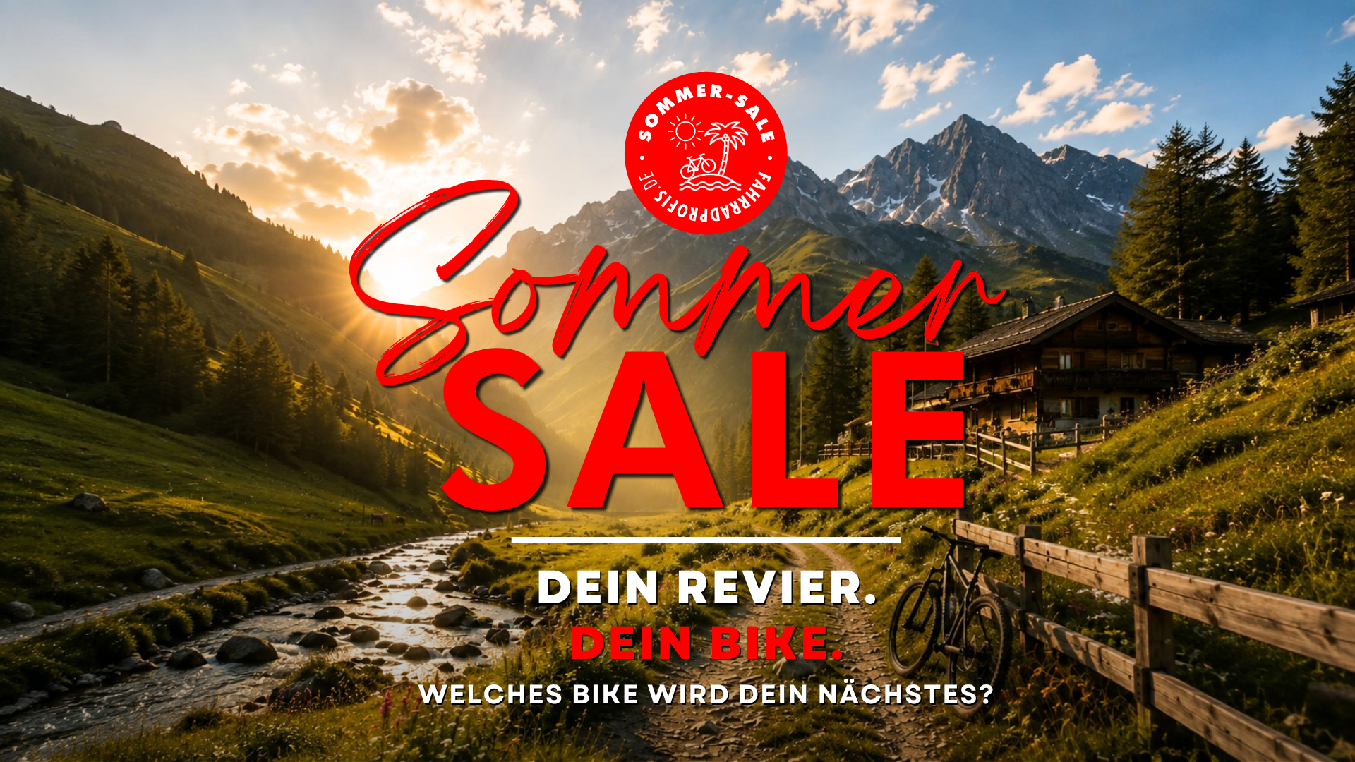 Sommer Sale 2026 – reduzierte Fahrräder und E-Bikes