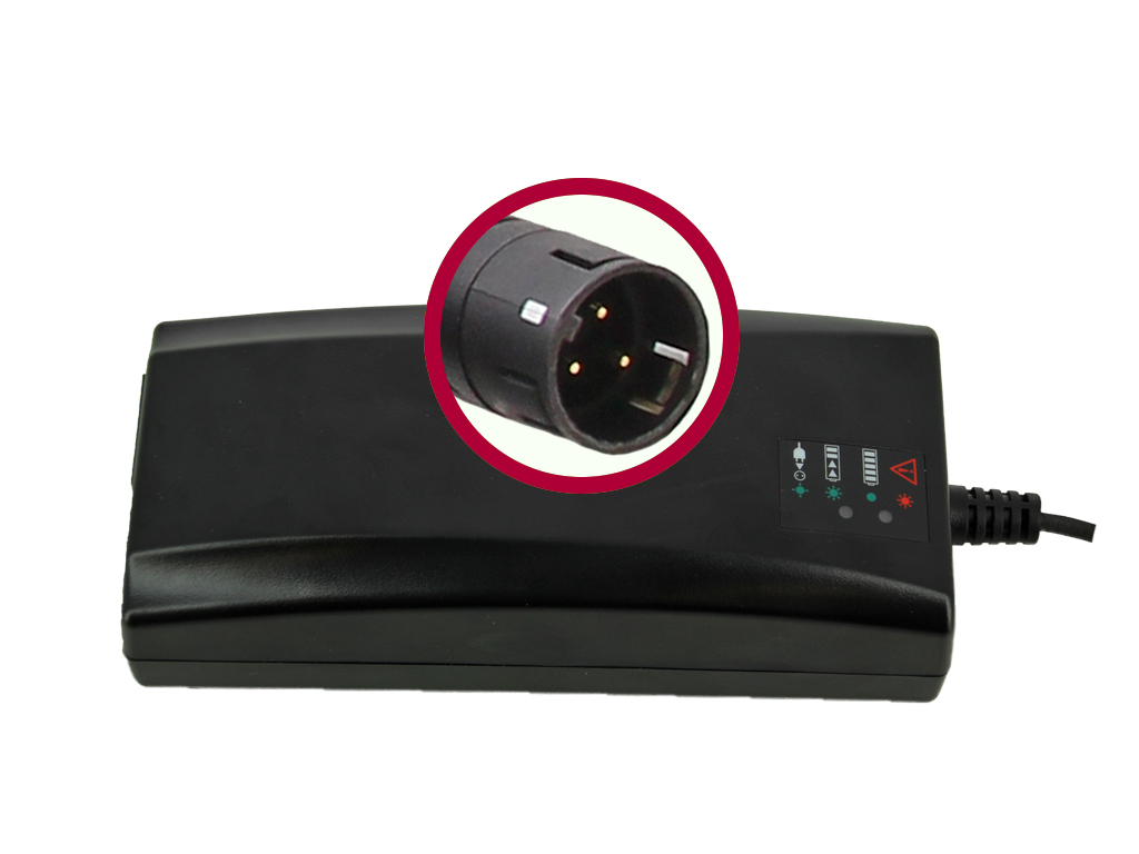 BMZ 42V 4A Ladegerät 3-polig BMZ 42V 4A Ladegerät 3-polig