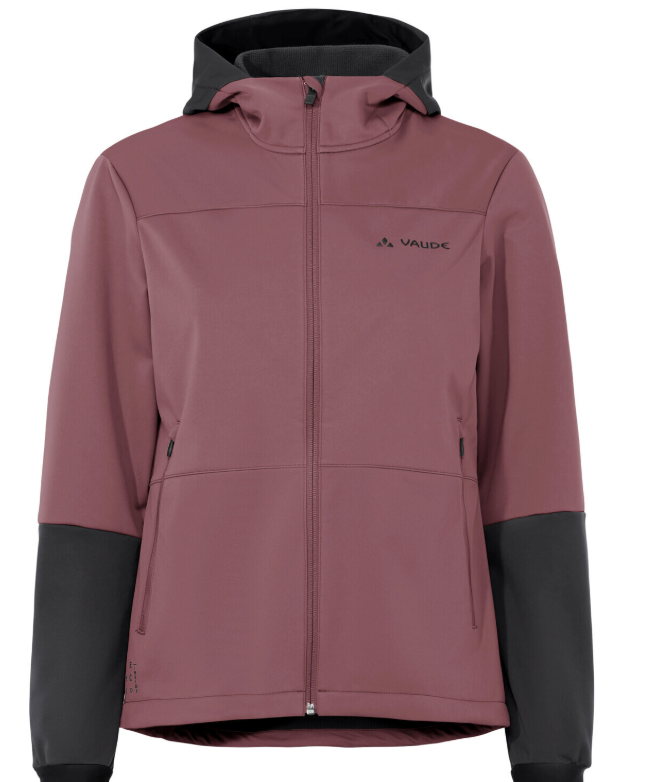Wo Qimsa Hooded Softshell Jacket Größe: 38 Farbe: ruby dusk