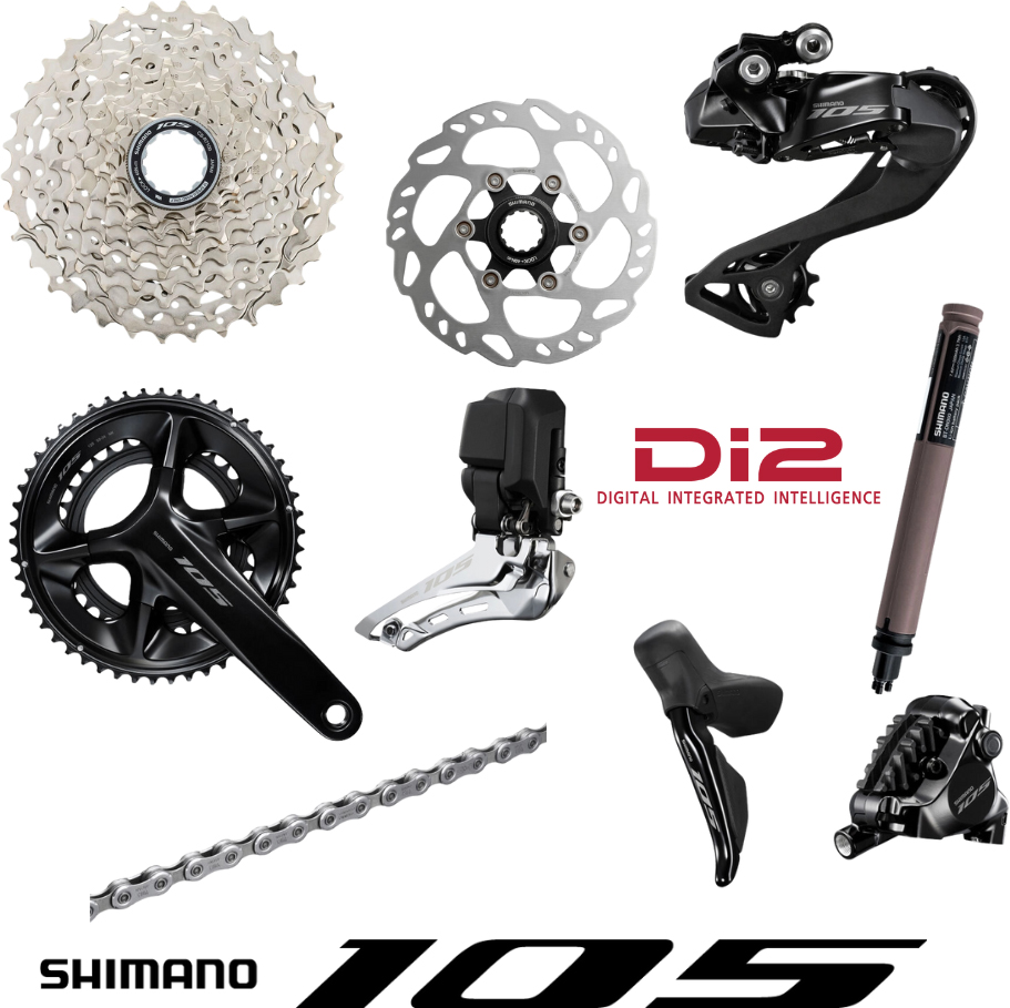 Komplettgruppe Shimano 105 Di2 R7170 2x12 Komplettgruppe Shimano 105 Di2 R7170 2x12
