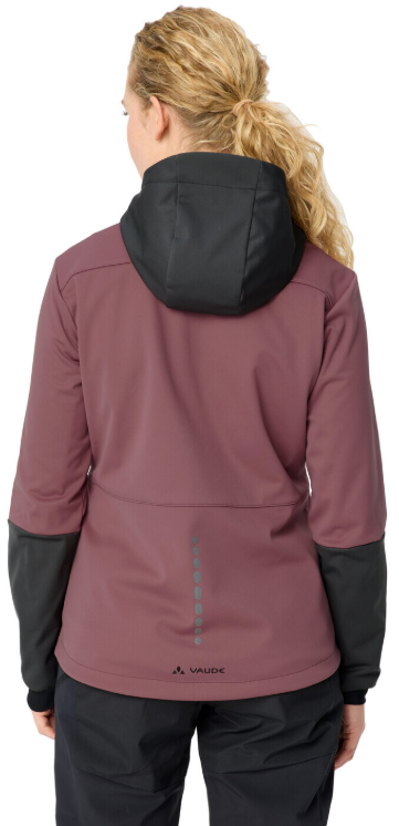 Wo Qimsa Hooded Softshell Jacket Größe: 38 Farbe: ruby dusk