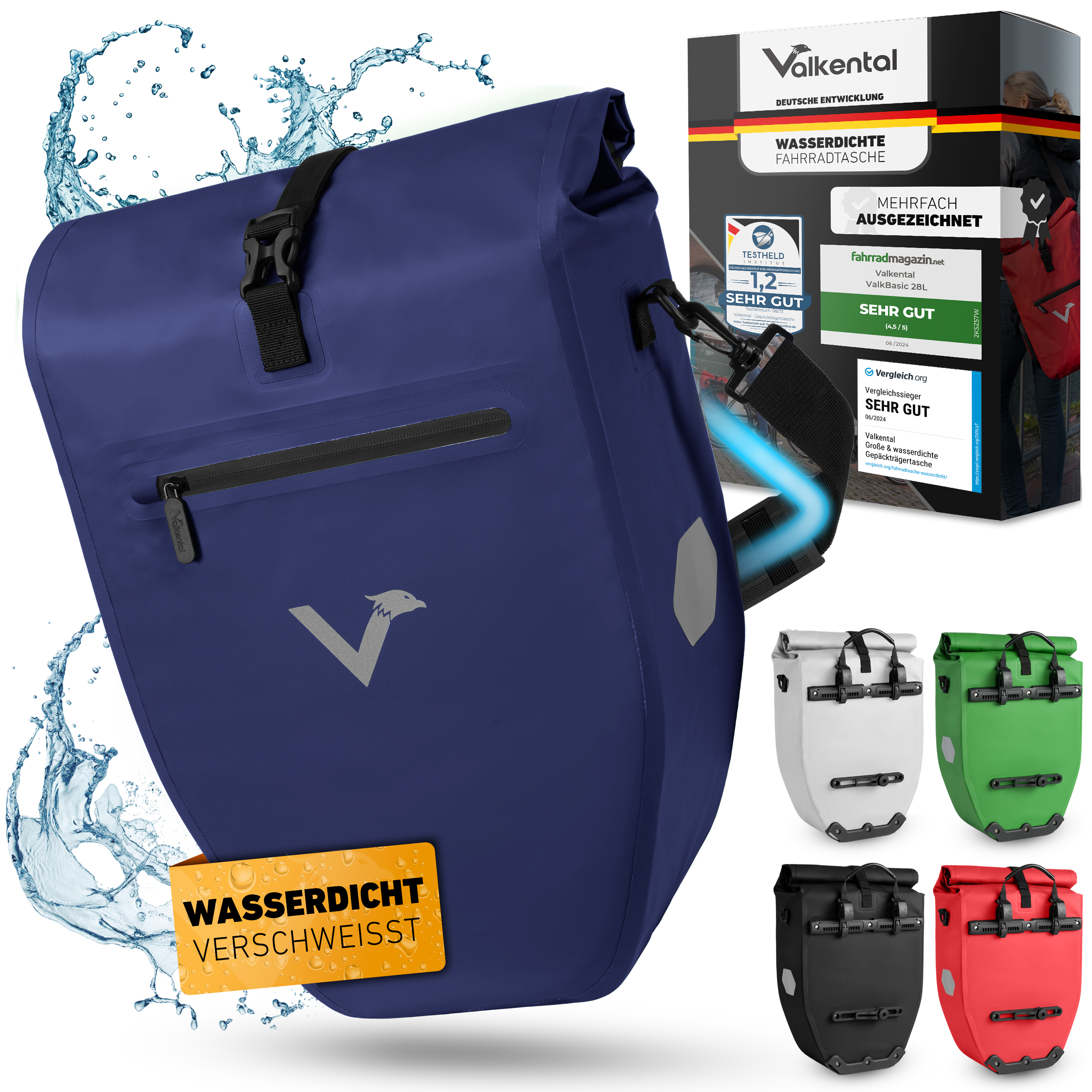 ValkBasic Größe: 28 Liter Farbe: blau