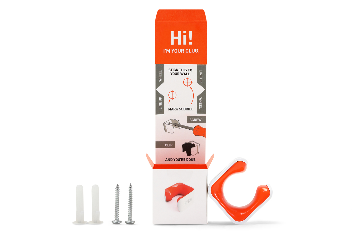 Hornit Clug MTB XL (58-69mm) Farbe: white/orange